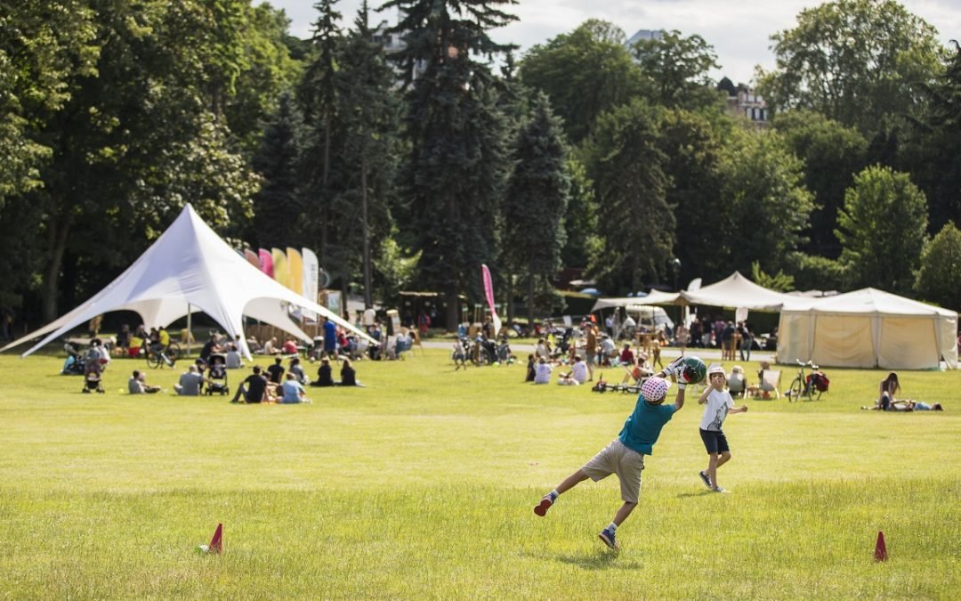 Animation et dessin dans le parc + visite de la Friche Josaphat