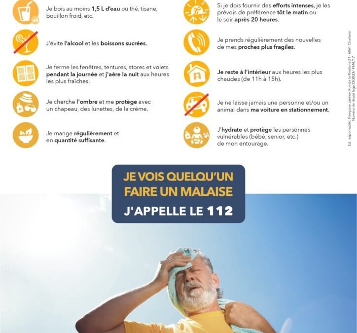 ☀️ Les fortes chaleurs sont de retour !