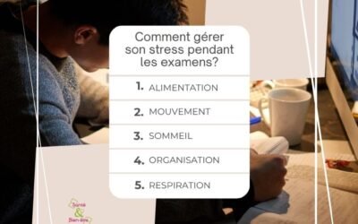 Les examens peuvent être une source de stress importante