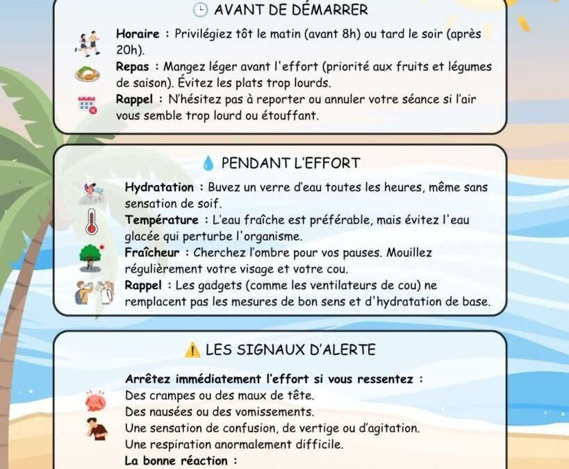 ☀️ Par forte chaleur, protégez votre santé 